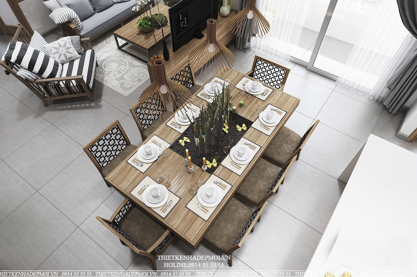 Mẫu nội thất nhà vườn thu hút ngay từ cái nhìn đầu tiên