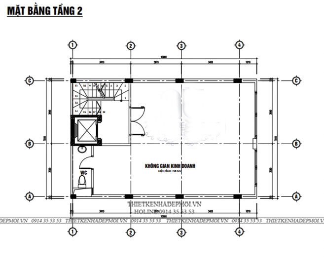Thiết kế nhà phố kết hợp kinh doanh tiện nghi hiện đại