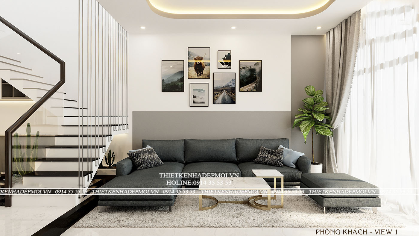 Mẫu nhà 4 tầng hiện đại đẹp ngay trung tâm sài gòn