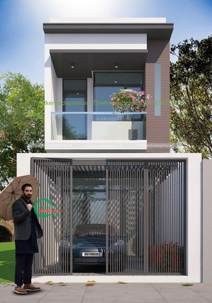 MẪU NHÀ 2 TẦNG ĐƠN GIẢN