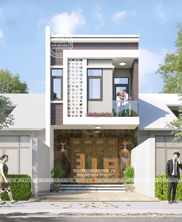 NHÀ HIỆN ĐẠI 2 TẦNG