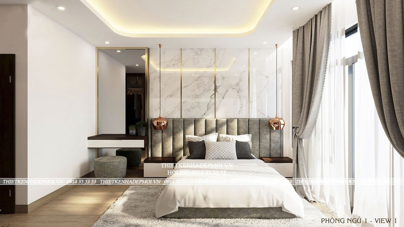 Mẫu nhà 4 tầng hiện đại đẹp ngay trung tâm sài gòn