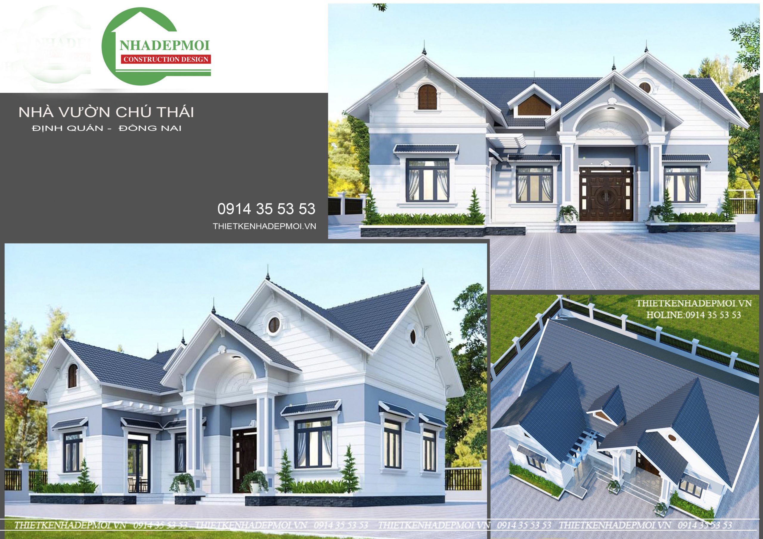 Top 11 mẫu nhà vườn đẹp 100-200m2 thiết kế năm 2020