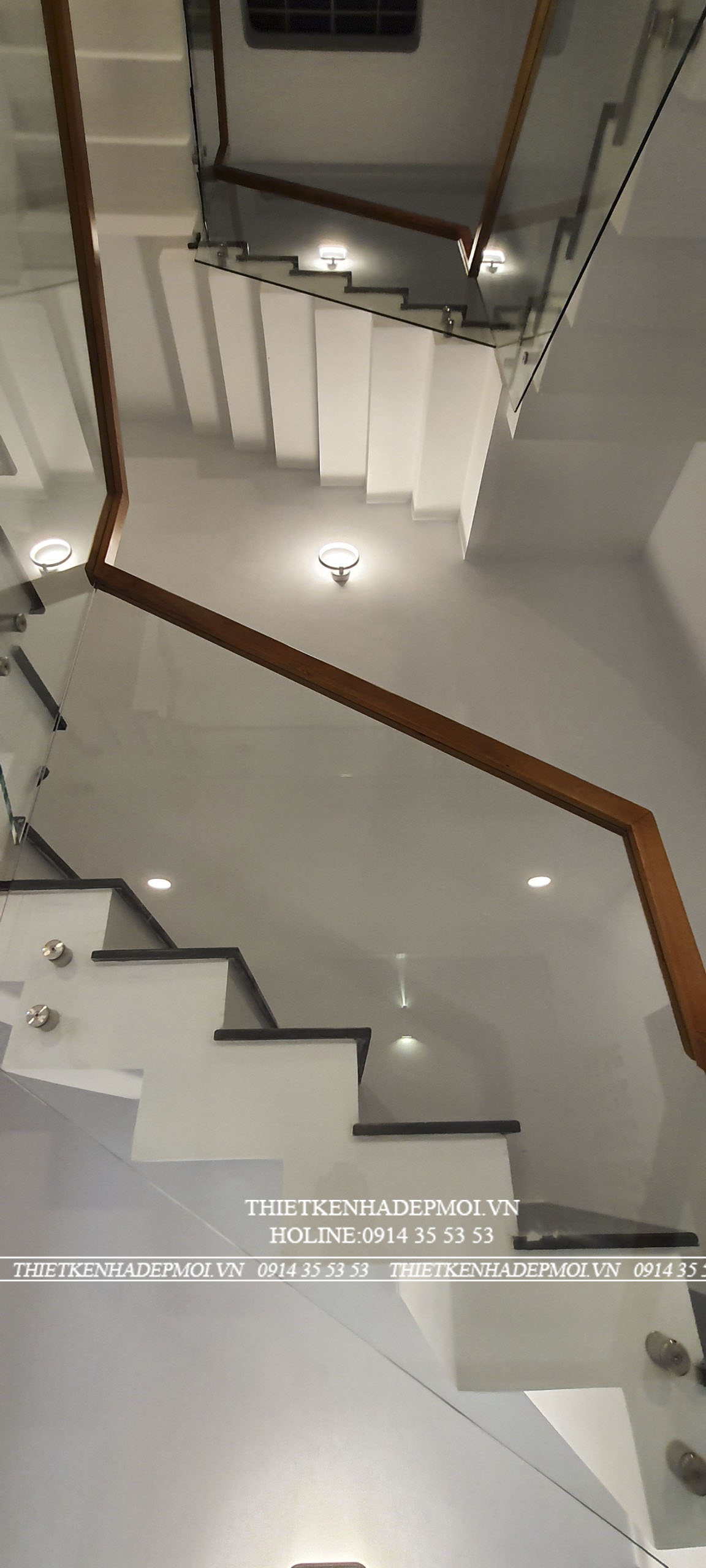 Công trình thi công nhà phố hiện đại đơn giản đẹp mắt