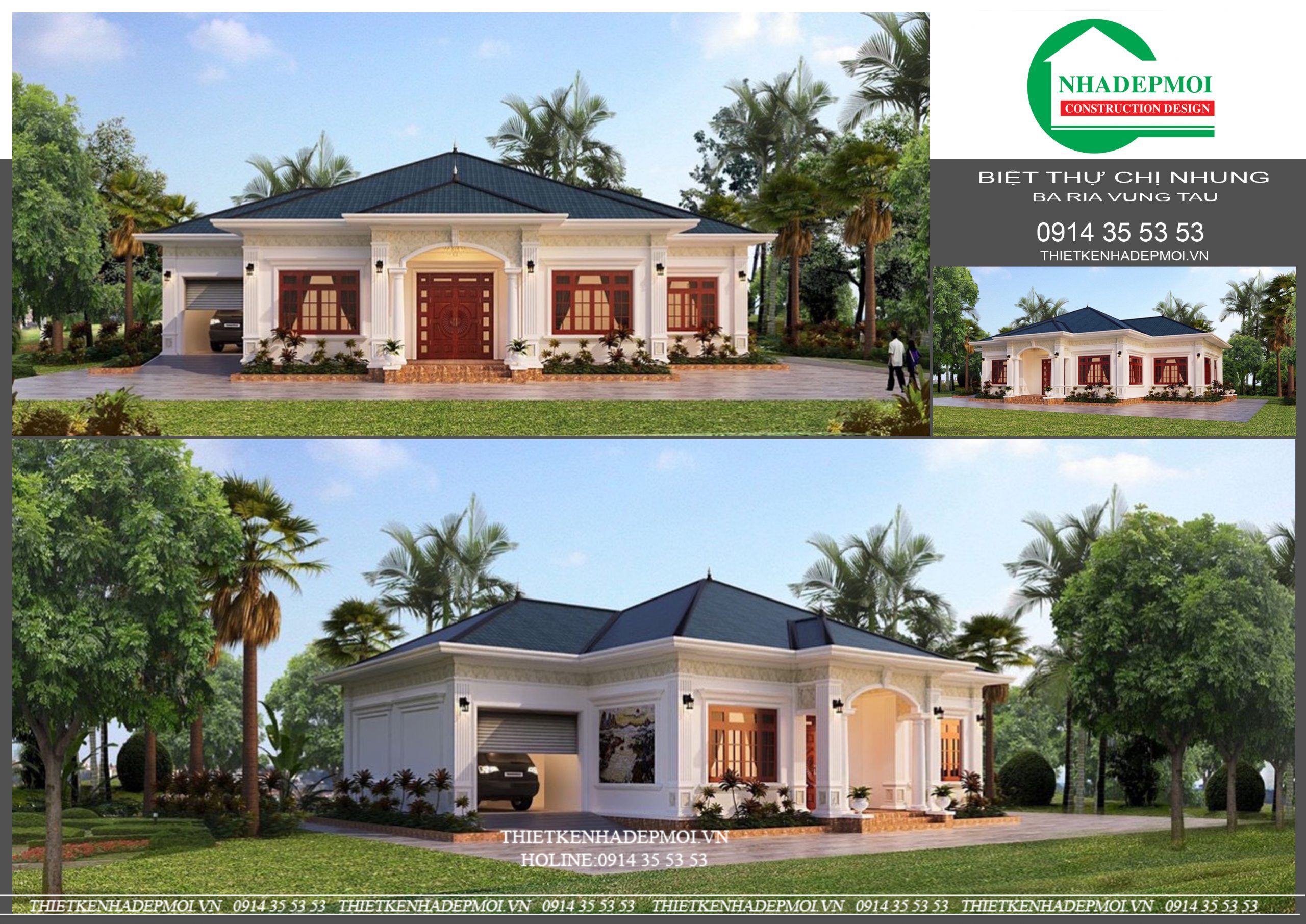 Top 11 mẫu nhà vườn đẹp 100-200m2 thiết kế năm 2020