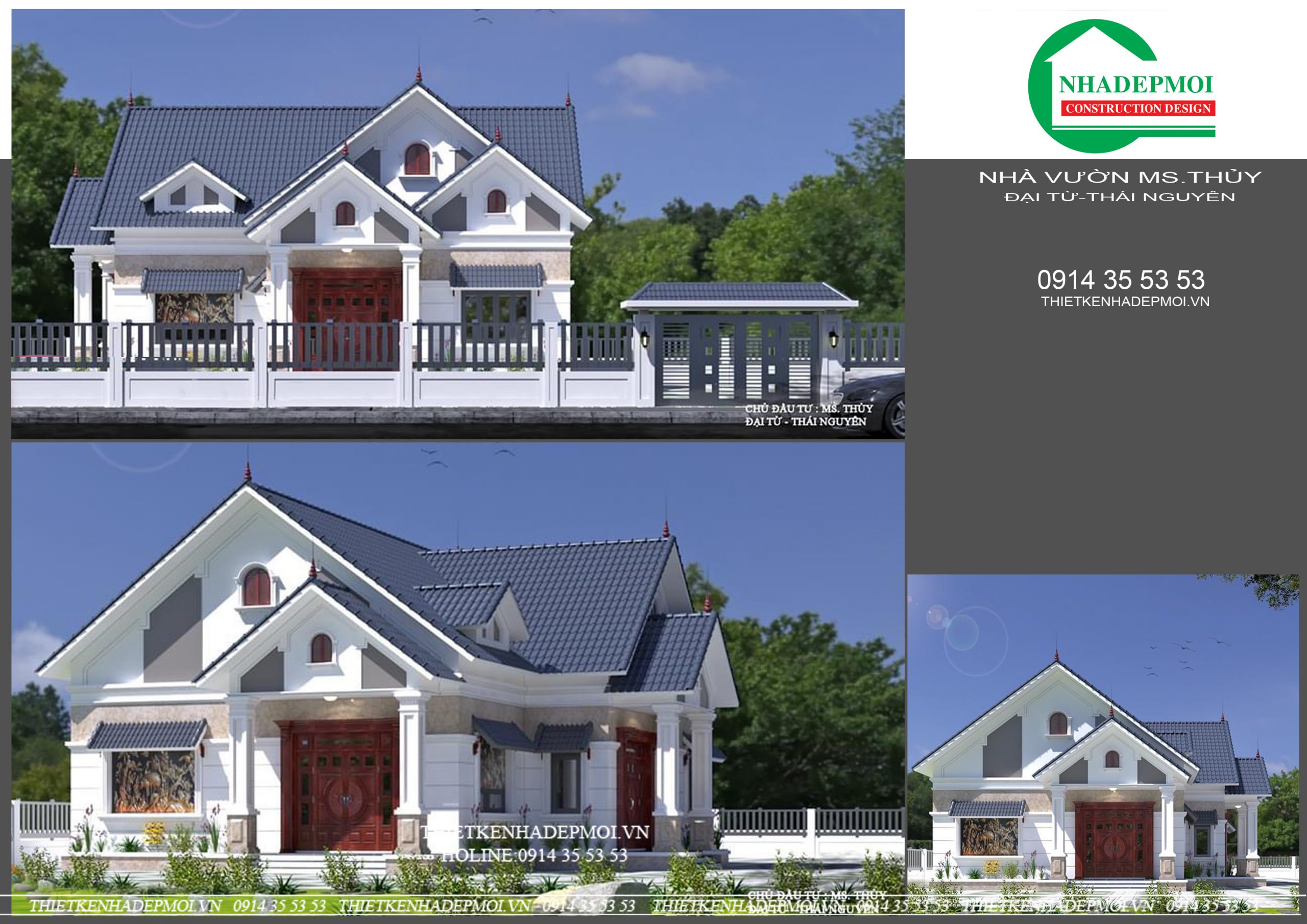 Top 11 mẫu nhà vườn đẹp 100-200m2 thiết kế năm 2020