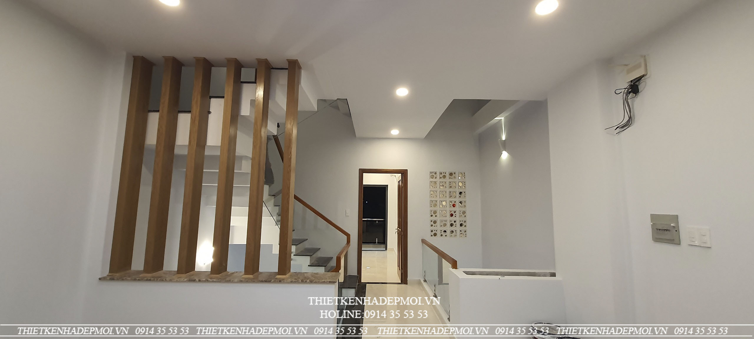 Công trình thi công nhà phố hiện đại đơn giản đẹp mắt