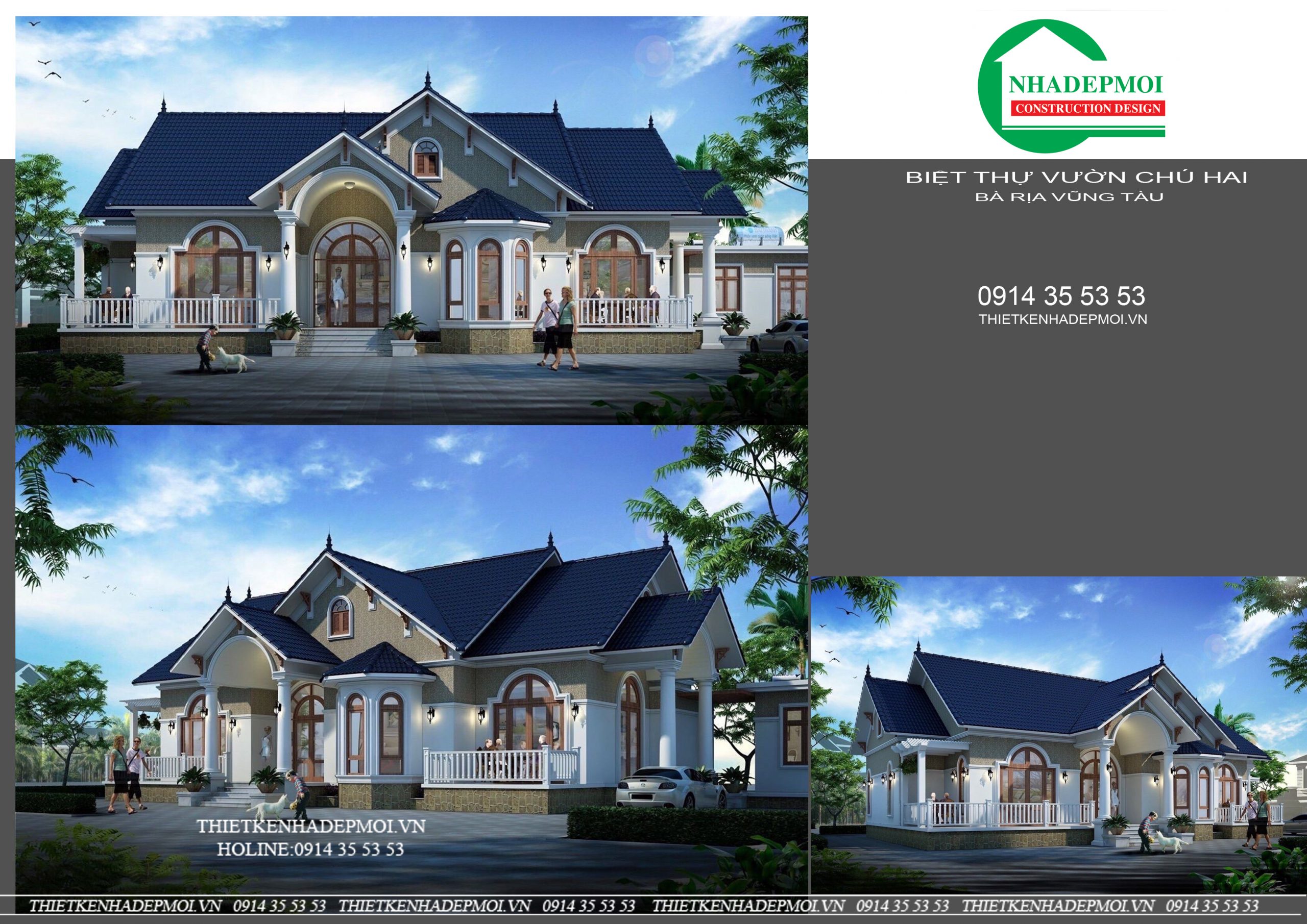Top 11 mẫu nhà vườn đẹp 100-200m2 thiết kế năm 2020