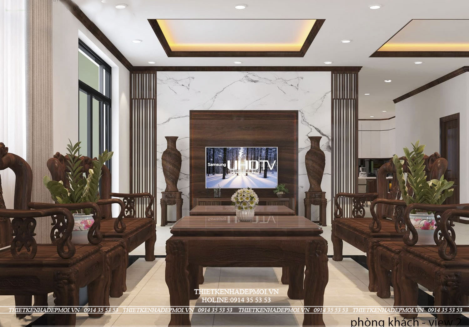Nhà cấp 4 200m2 mái thái sang trọng thu hút