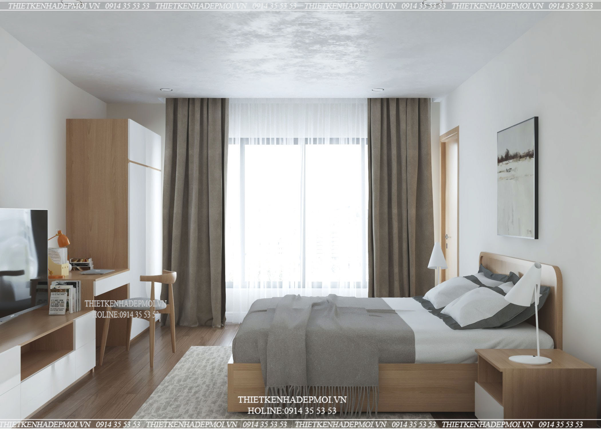 Mẫu nội thất phong cách nhật bản tại quận 9