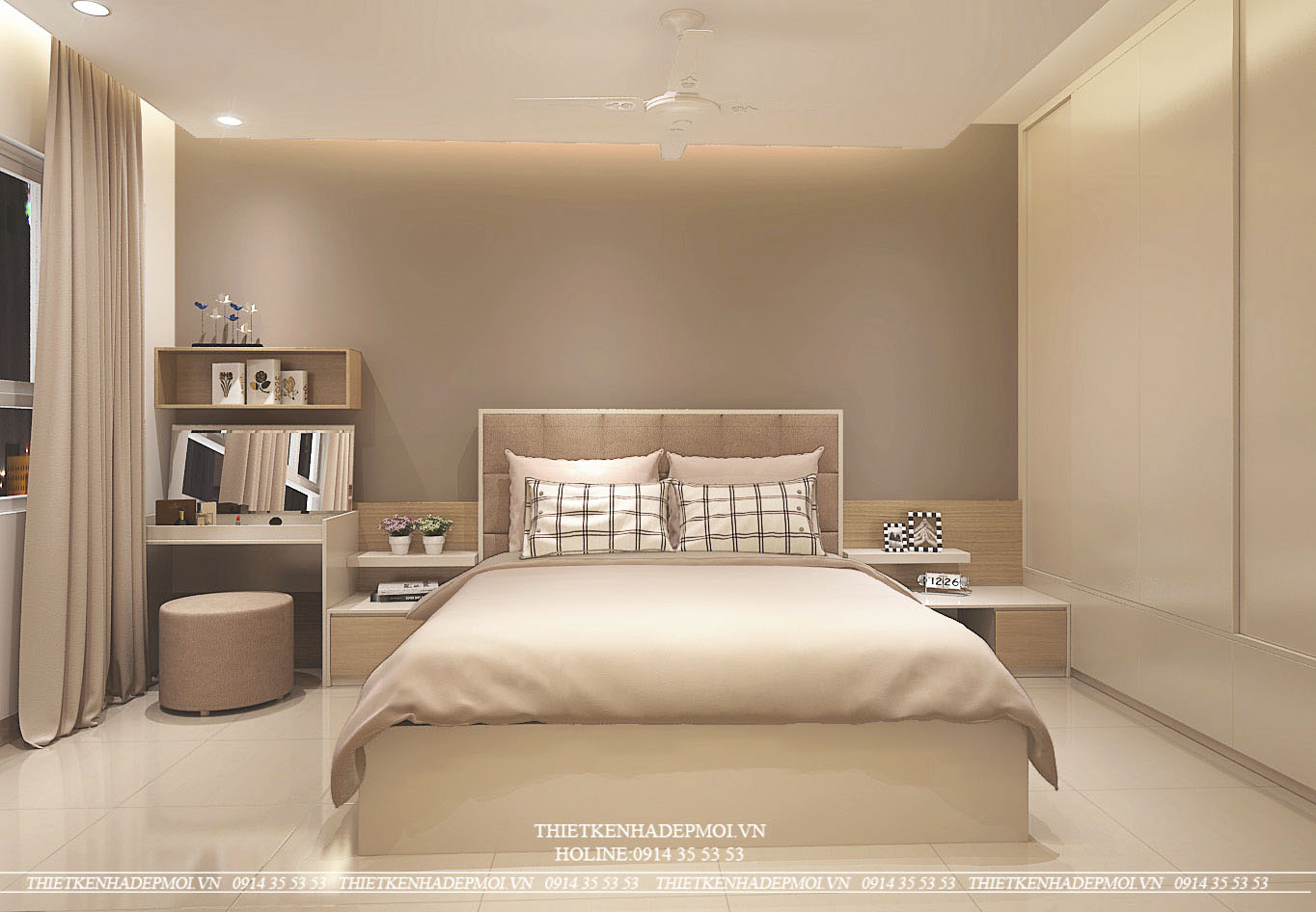 Mẫu thiết kế nhà 5 tầng, tầng trệt dùng cho kinh doanh