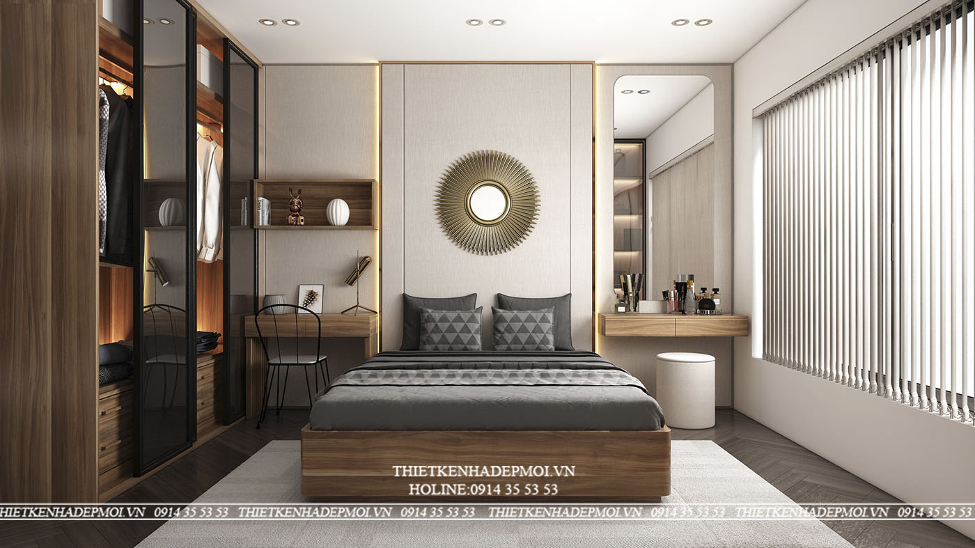 Thiết kế nhà phố 2 tầng độc đáo