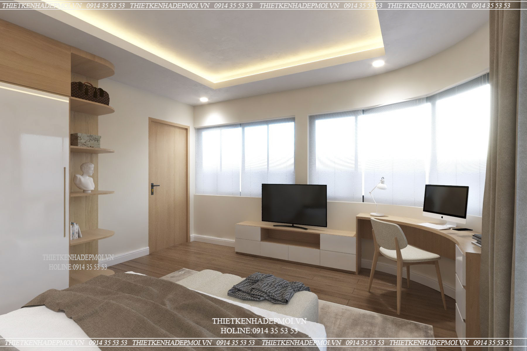 Mẫu nội thất phong cách nhật bản tại quận 9