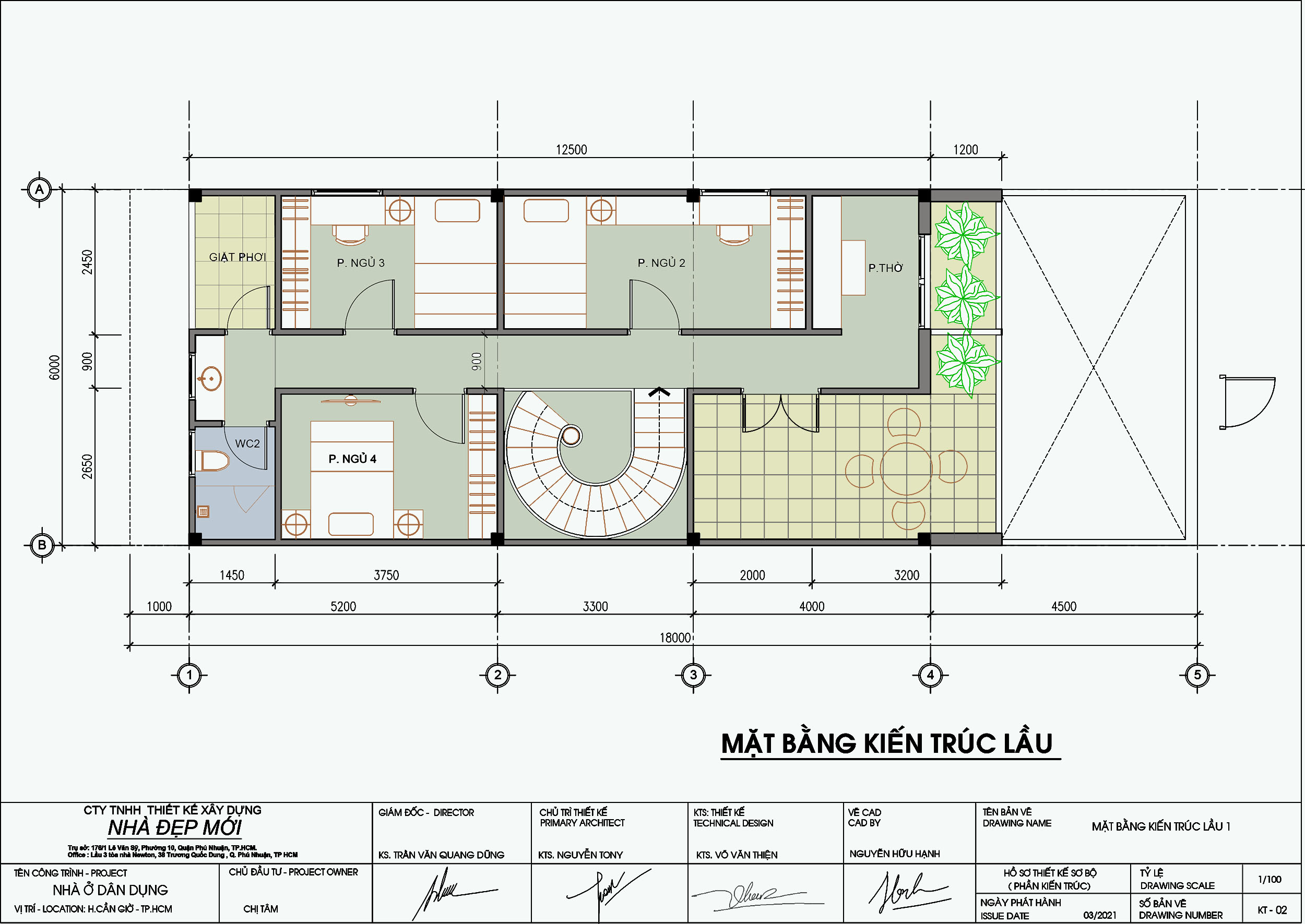 Thiết kế nhà 2 tầng đẹp thu hút khu vực miền nam