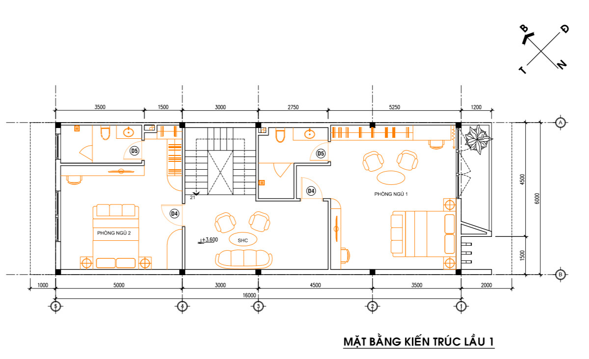 Mẫu nhà phố 3 tầng hiện đại tại long xuyên