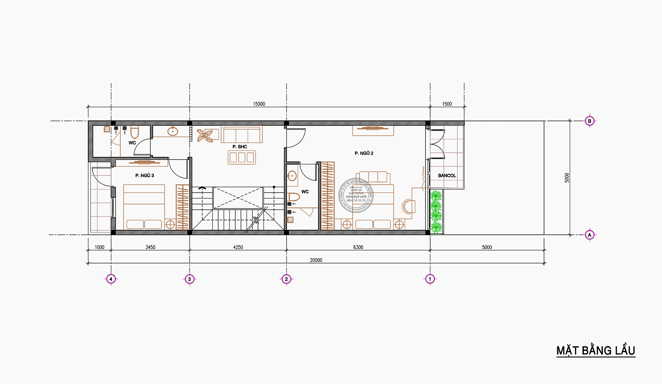 Mẫu thiết kế nhà phố hiện đại ngang 5m đẳng cấp