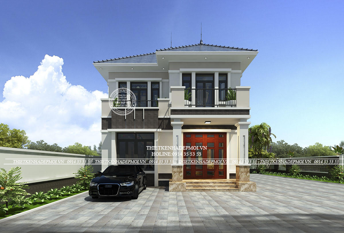 Biệt thự mini 2 tầng 