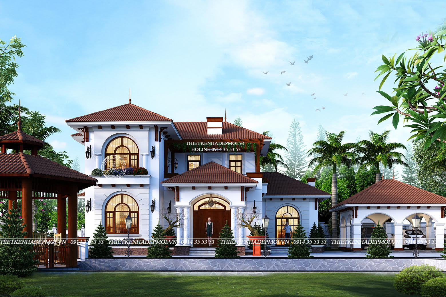 Tổng hợp các mẫu biệt thự đẹp nhất tại bình dương