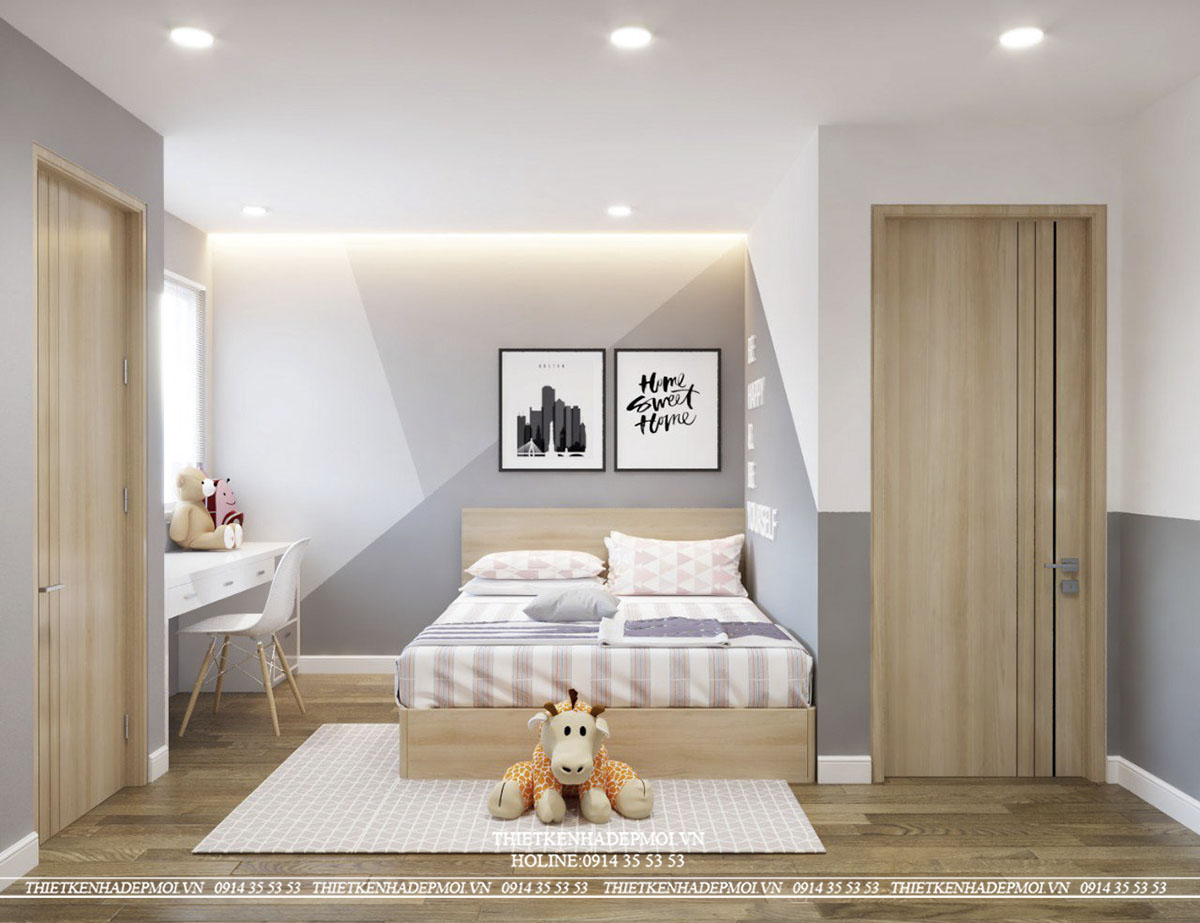 Mẫu nội thất nhà phố 3 tầng hiện đại tại biên hòa