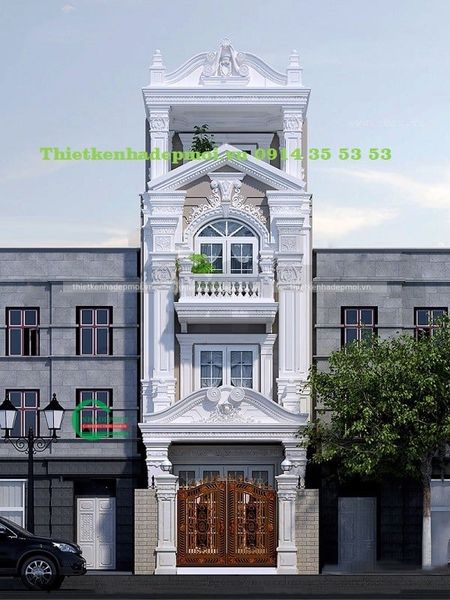 mẫu nhà phố đẹp năm 2021