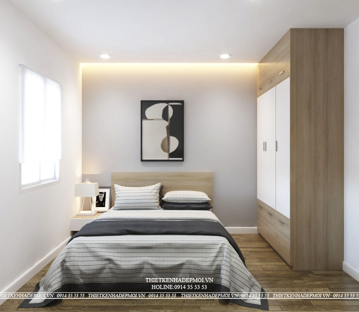 Mẫu nội thất nhà phố 3 tầng hiện đại tại biên hòa
