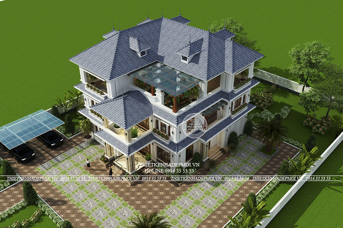 Biệt thự đep 3 tầng 