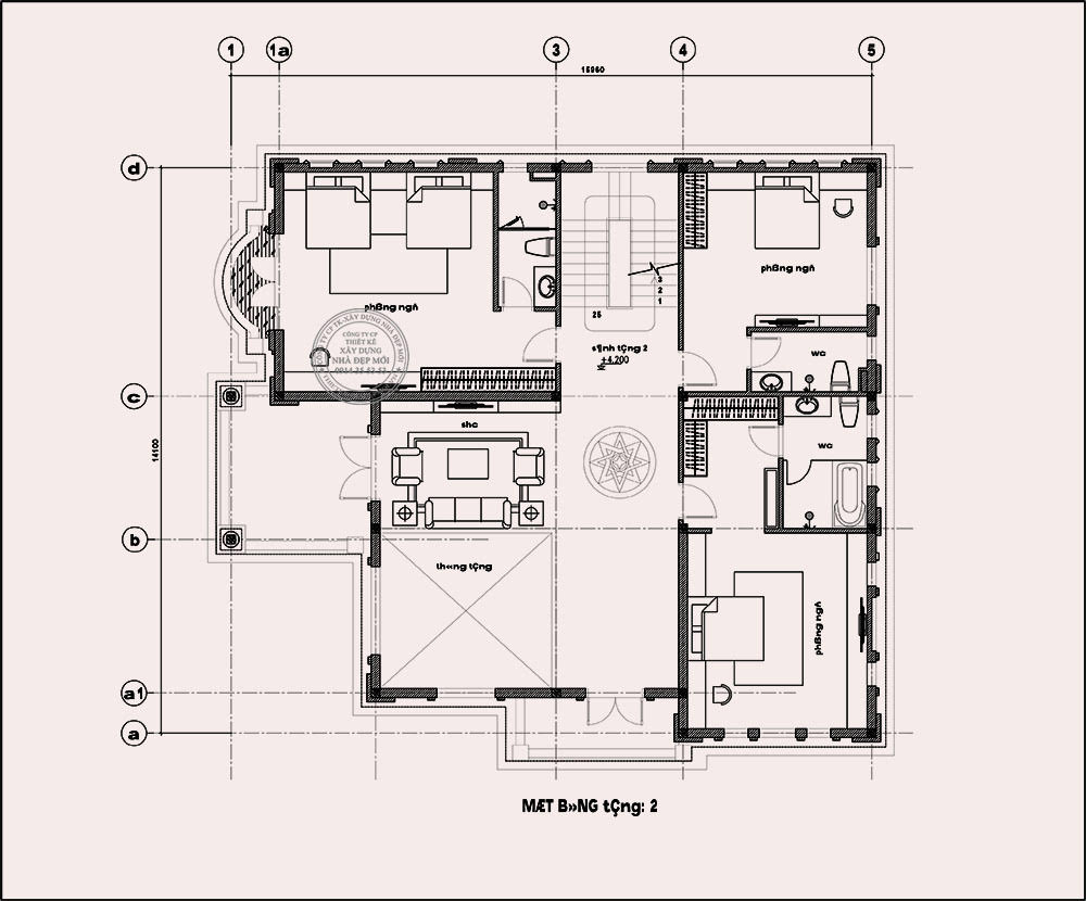 Mẫu biệt thự đẹp 3 tầng mái nhật của chị vy tại lâm đồng