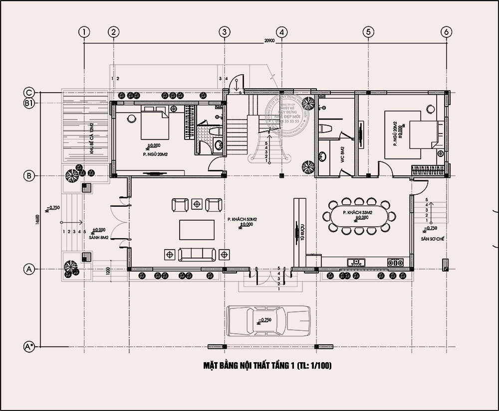 Mẫu biệt thự 2 tầng hiện đại của anh đức tại cần giờ