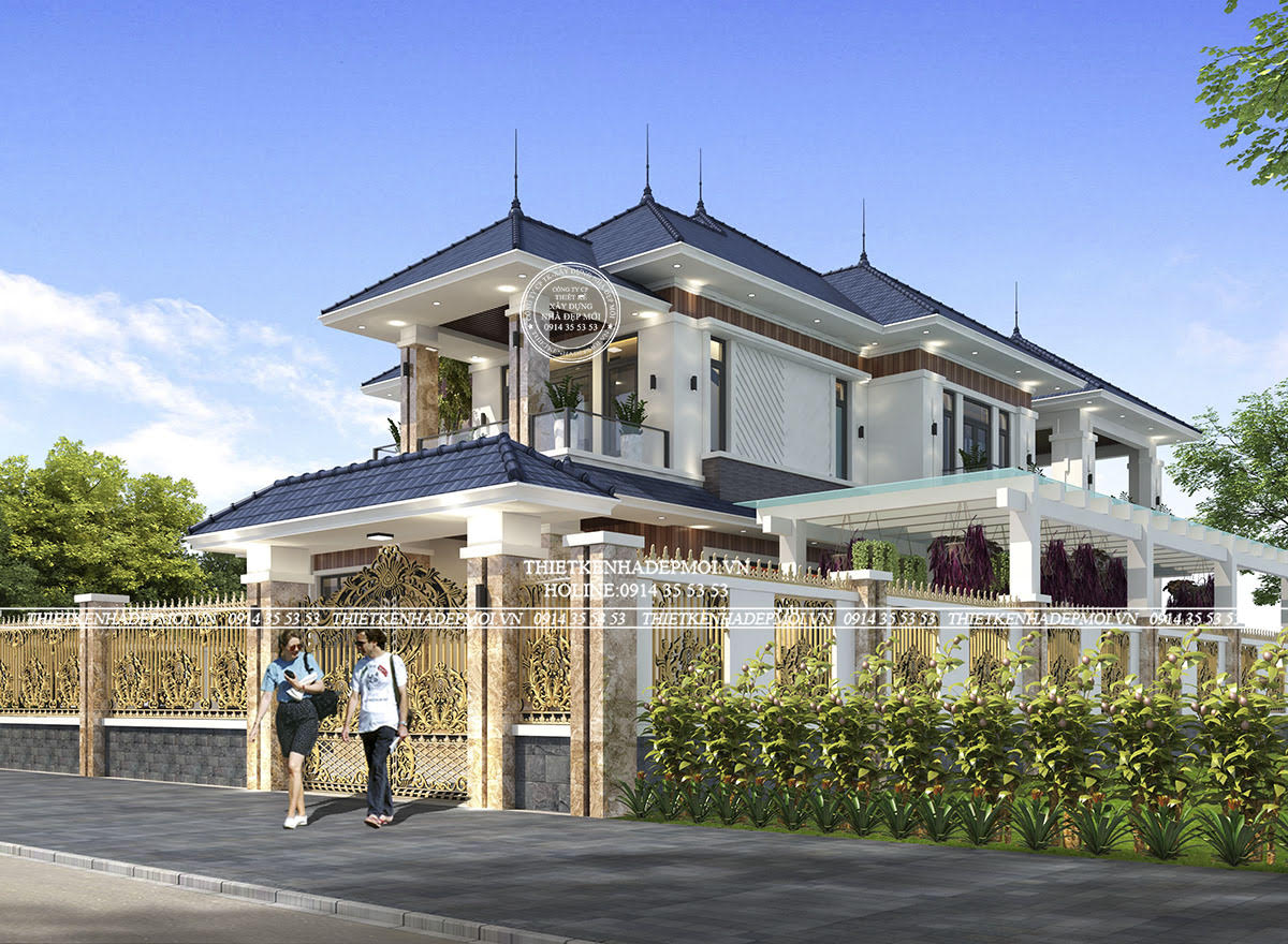 Mẫu biệt thự 2 tầng