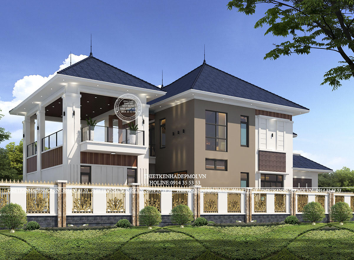 Mẫu biệt thự 2 tầng hiện đại của anh đức tại cần giờ