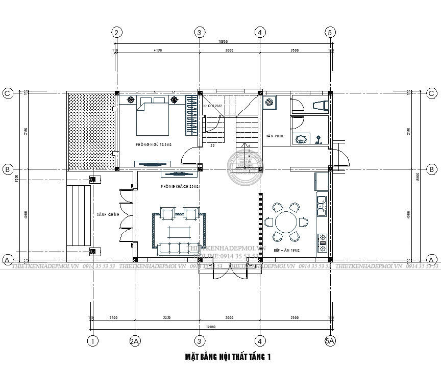 Biệt thự 2 tầng mái nhật hiện đại của anh dao ở long an&nbsp;