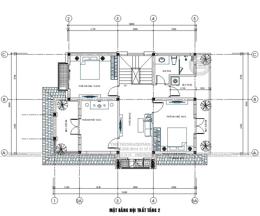 Biệt thự 2 tầng mái nhật hiện đại của anh dao ở long an&nbsp;