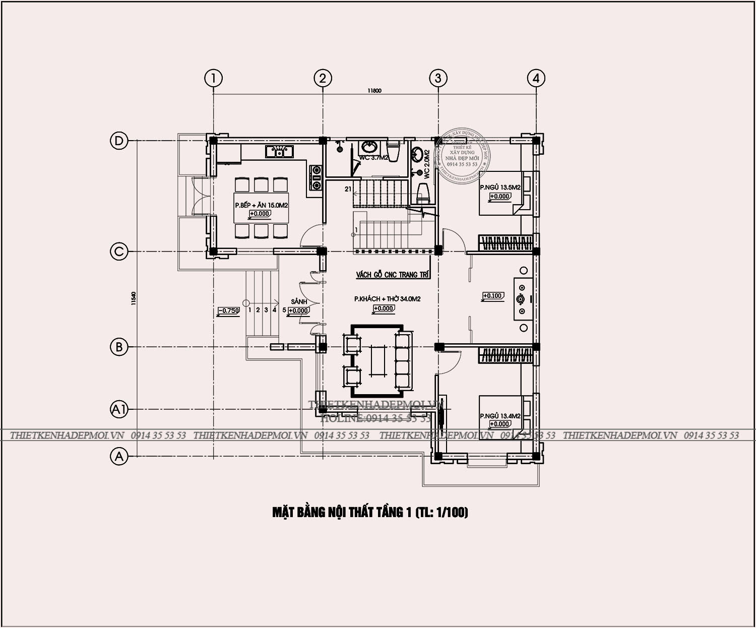 Mẫu nhà mái thái 1 tầng đẹp của anh nguyện lâm đồng