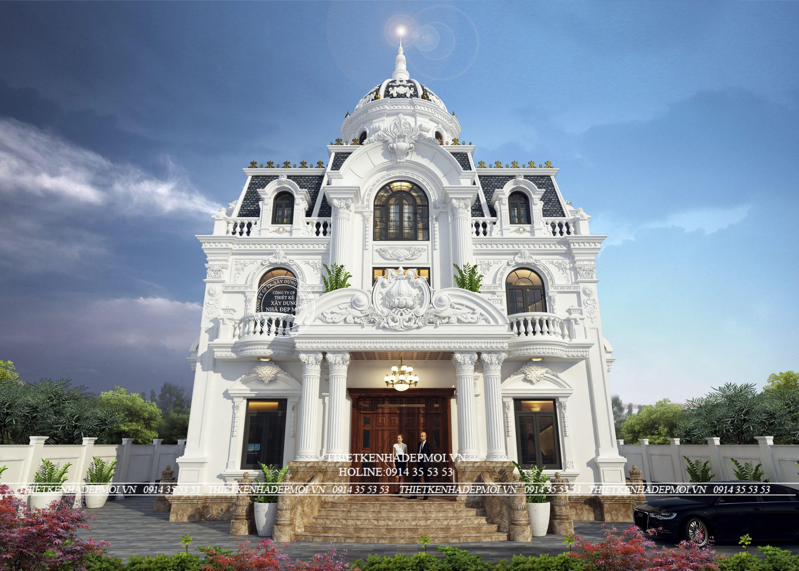 Mẫu biệt thự cổ điển