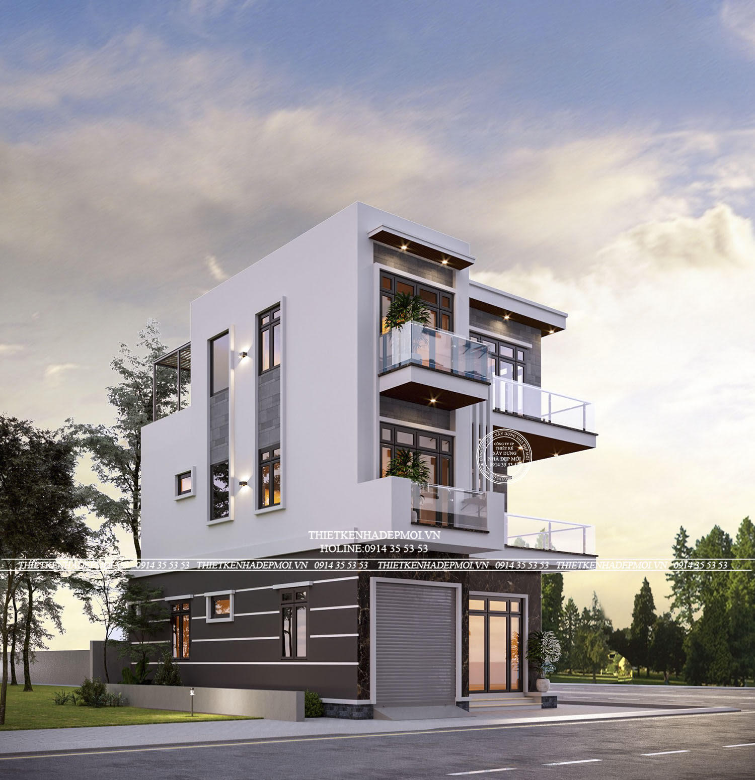 Thiết kế nhiều cửa sổ và cửa lớn tăng sự thông thoáng cho căn nhà