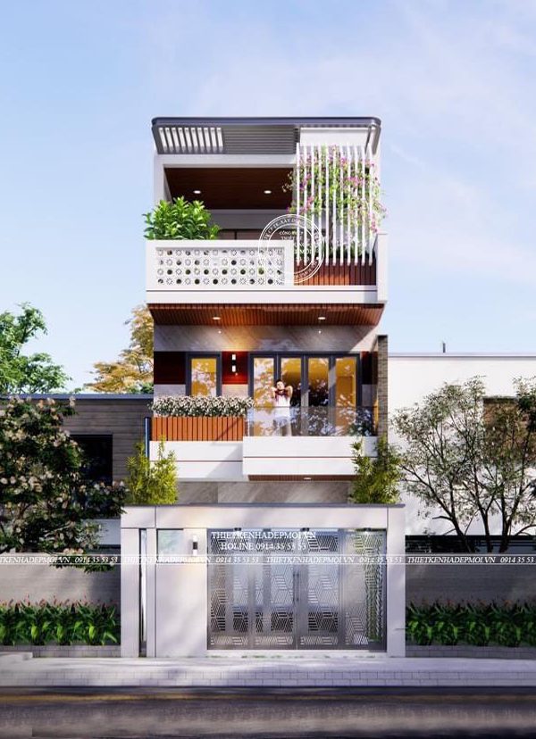 THIẾT KẾ NHÀ PHỐ HIỆN ĐẠI