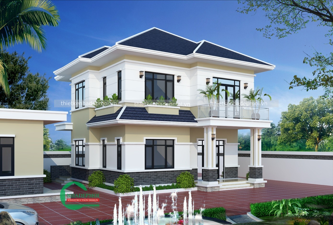 100+ mẫu thiết kế biệt thự 2 tầng đươc nhiều khách hàng yêu thích