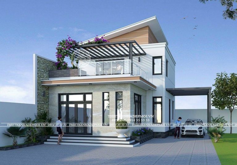 Mẫu biệt thự 2 tầng của Chị Hồng