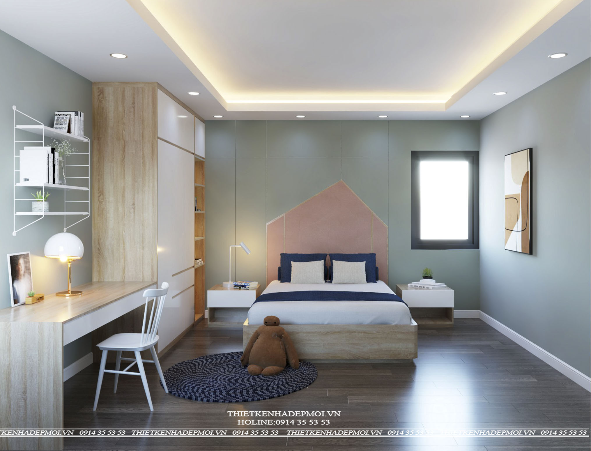 Mẫu thiết kế nội thất hiện đại biệt thự tại bình phước