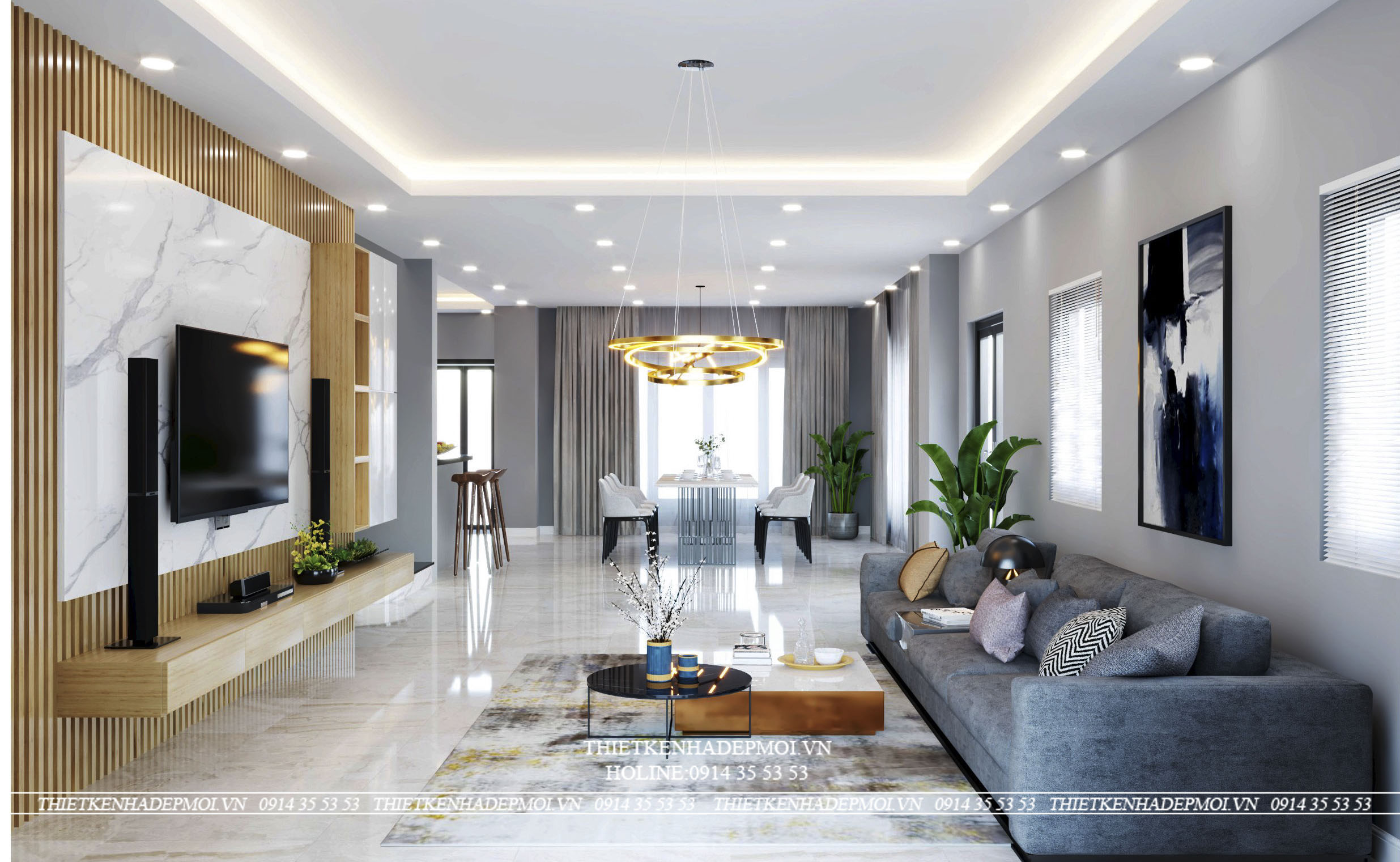 thiết kế nội thất hiện đại
