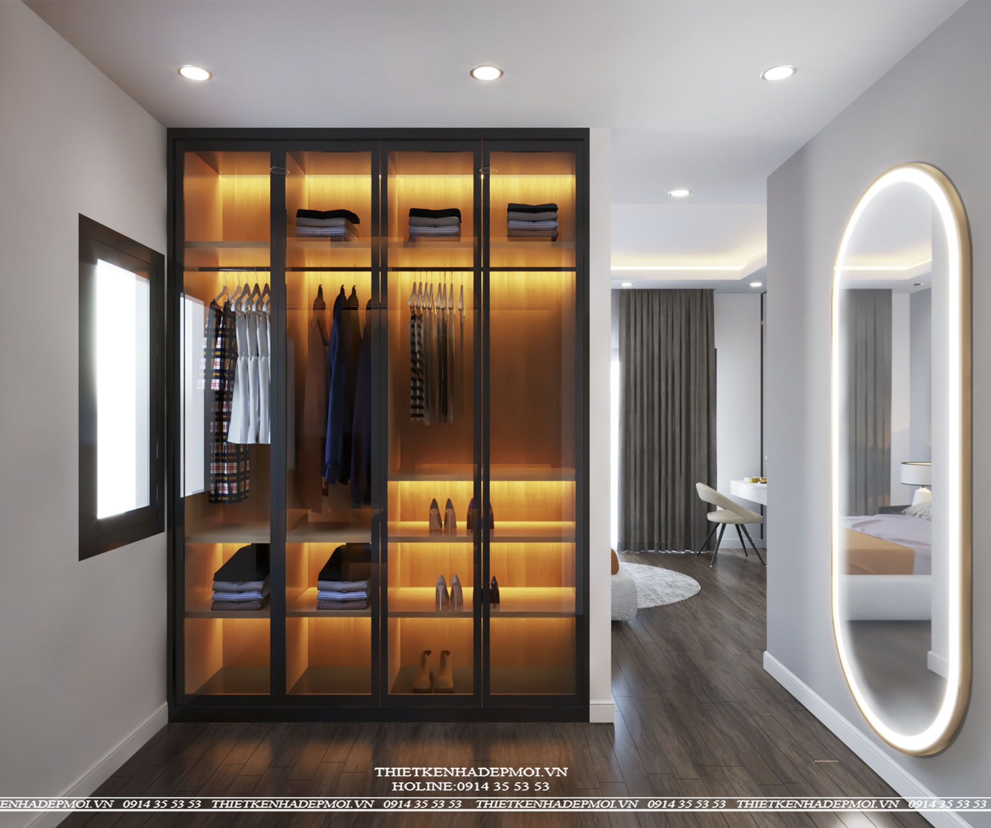 Mẫu thiết kế nội thất hiện đại biệt thự tại bình phước