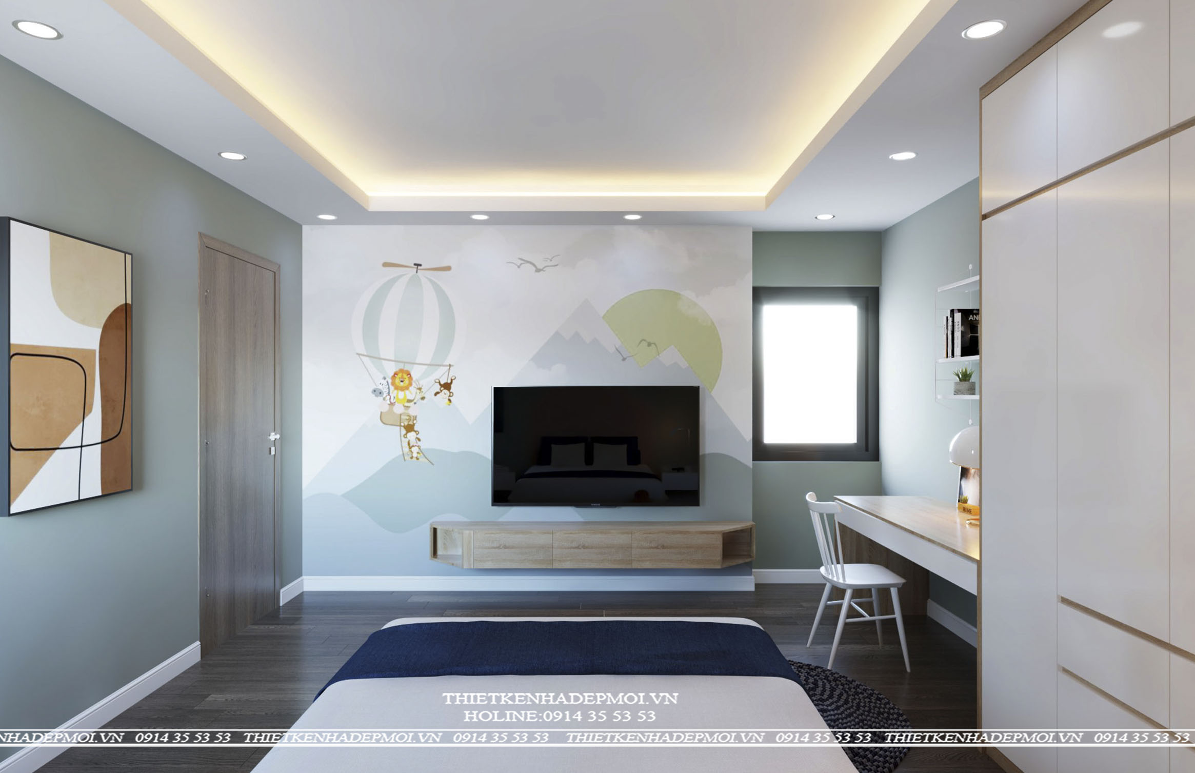 Mẫu thiết kế nội thất hiện đại biệt thự tại bình phước
