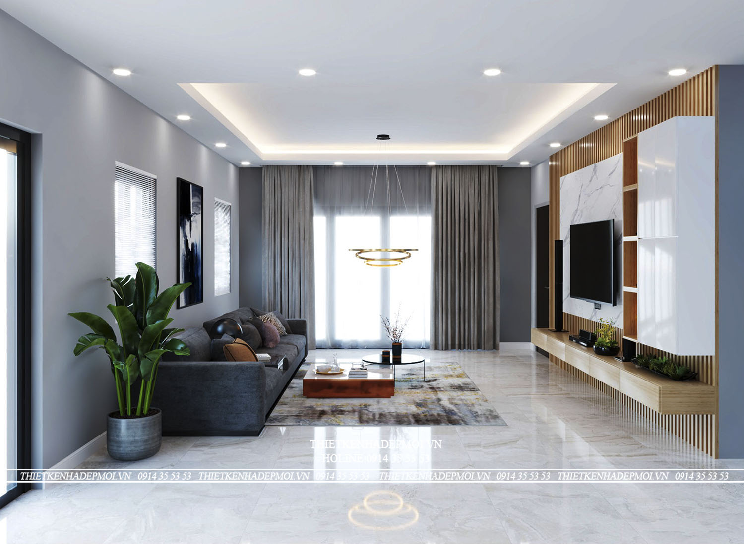 mẫu thiết kế nội thất hiện đại