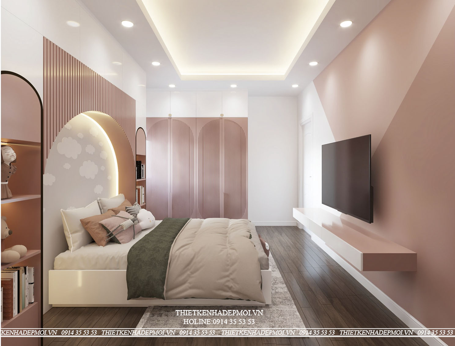 Mẫu thiết kế nội thất hiện đại biệt thự tại bình phước