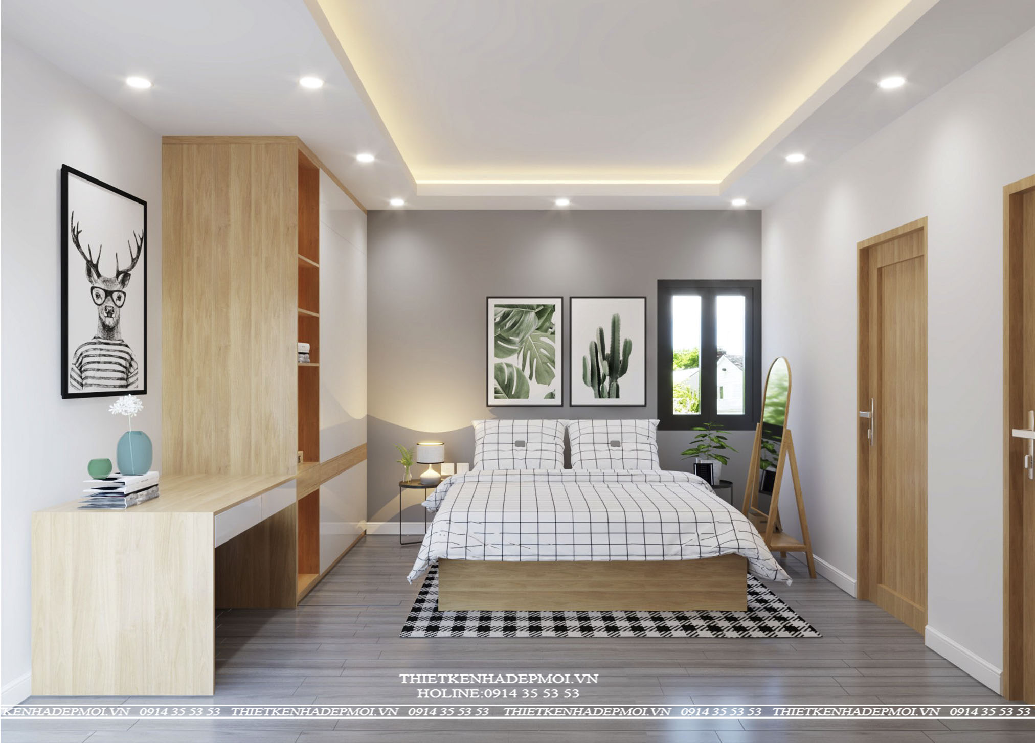 Mẫu thiết kế nội thất hiện đại biệt thự tại bình phước