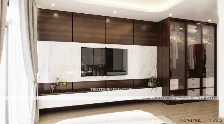 Mẫu nội thất nhà phố hiện đại sang trọng tại quận 12