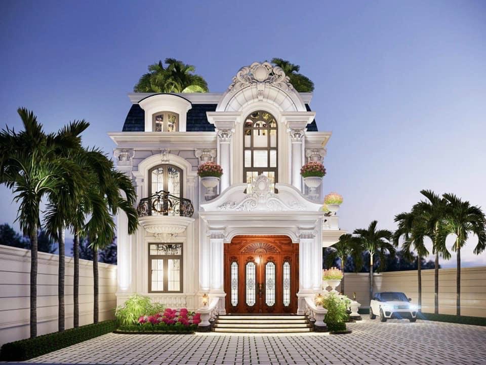 Mẫu biệt thự cổ điển sang trọng của Anh Thiện