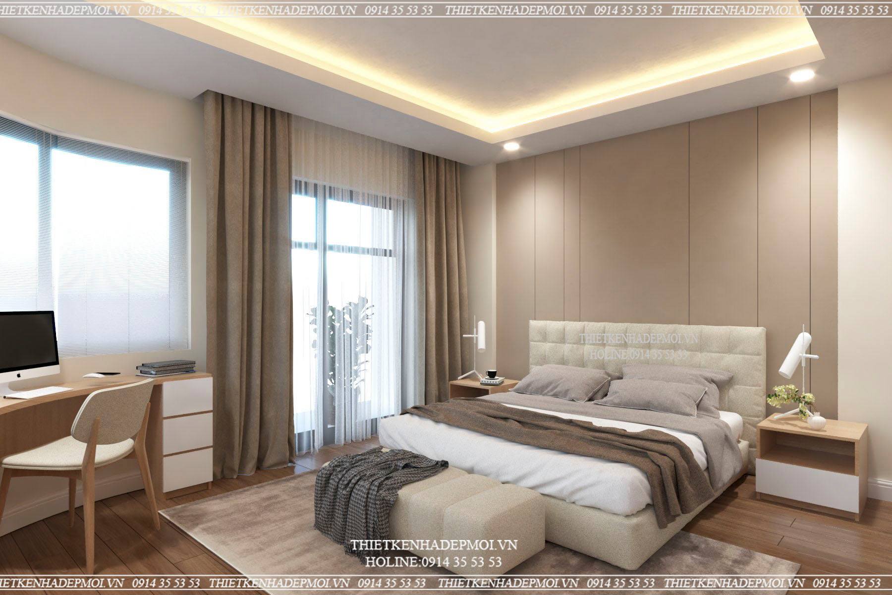 Mẫu thiết kế nhà phố hiện đại 4 tầng 2 mặt tiền ấn tượng