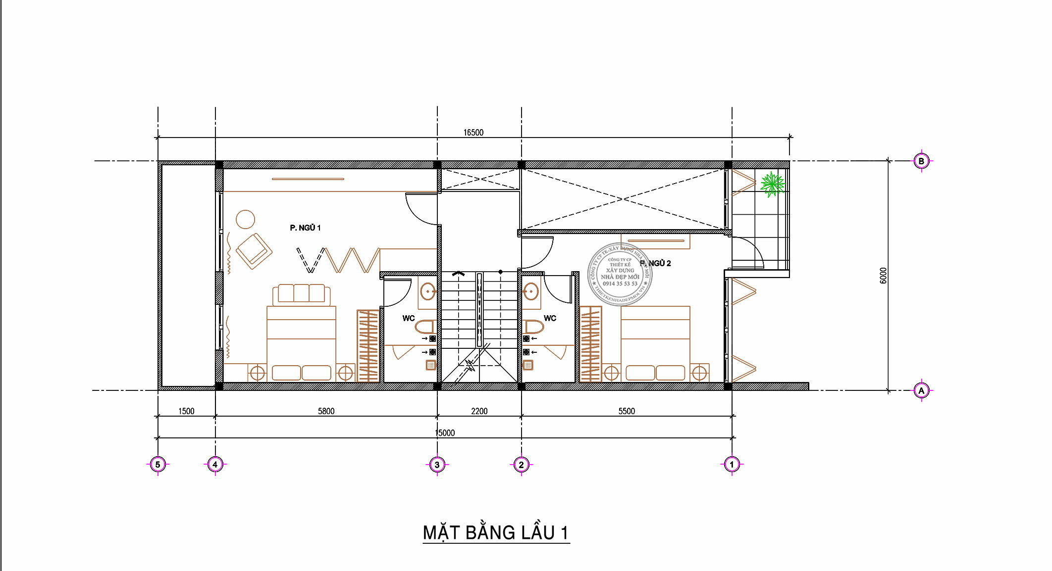 Mẫu nhà phố đẹp thiết kế 4 tầng chiều ngang (6 x15) m ở cần giờ