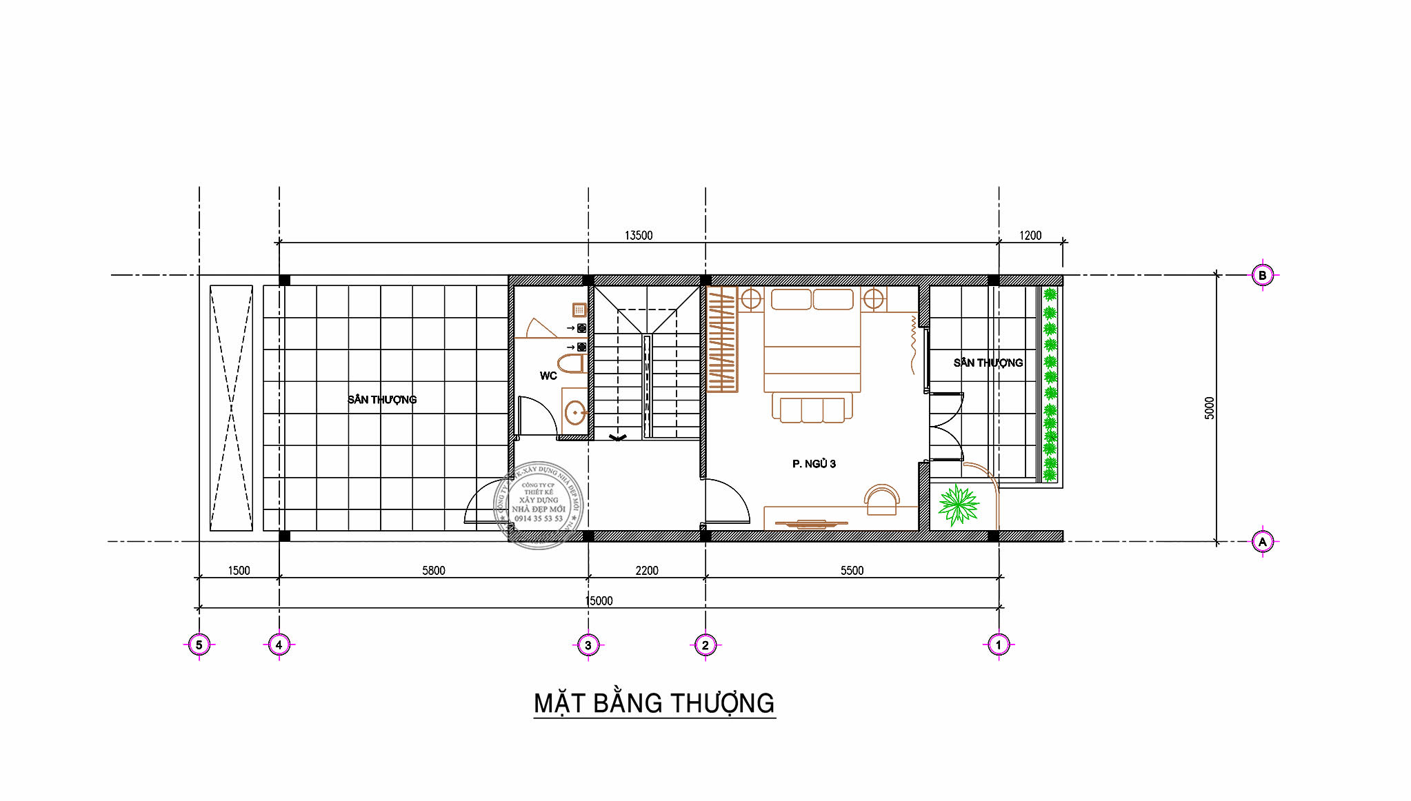 Mẫu nhà đẹp (5-15)m 
